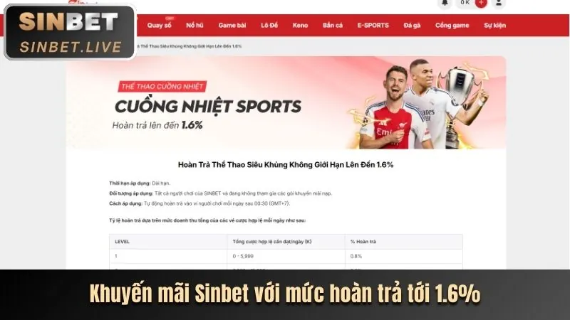 Ưu đãi và khuyến mãi cá cược thể thao tại Q8BET Nổ Hũ